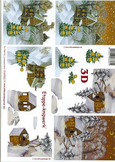 3D-Bogen LeSuh 4169320 Schneelandschaft