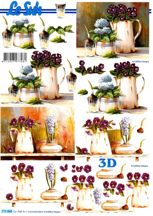 3D-Bogen LeSuh 777.045 Blumen-Gefe