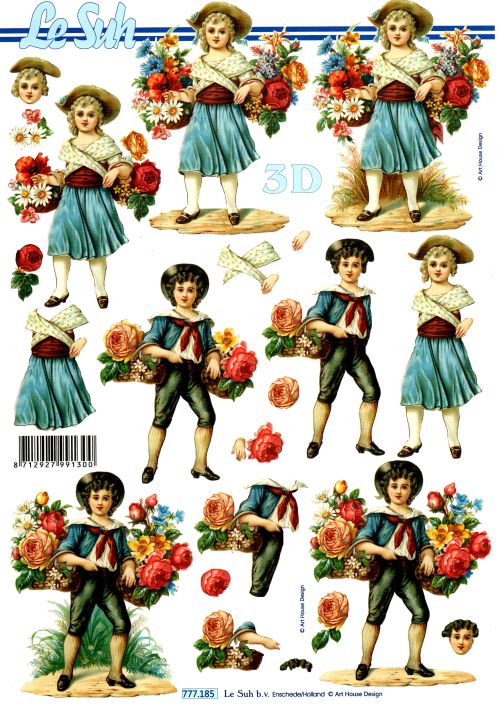 3D-Bogen LeSuh 777.185 Blumenkinder