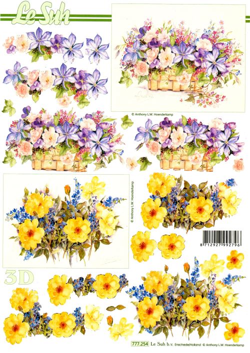 3D-Bogen LeSuh 777.254 Blumenkorb