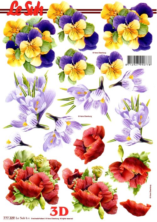 3D-Bogen LeSuh 777.329 Blumen