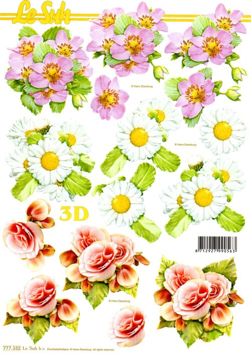 3D-Bogen LeSuh 777.332 Blumen im Frhjahr