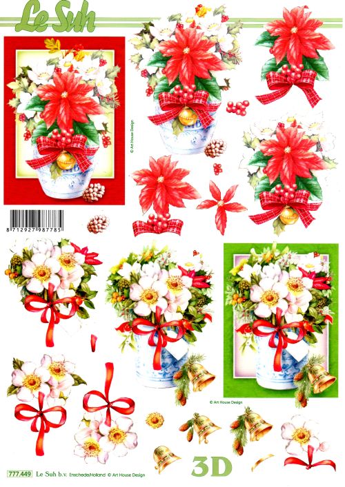 3D-Bogen LeSuh 777.449 Weihnachtsstrau