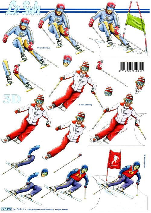 3D-Bogen LeSuh 777492 Skifahrer