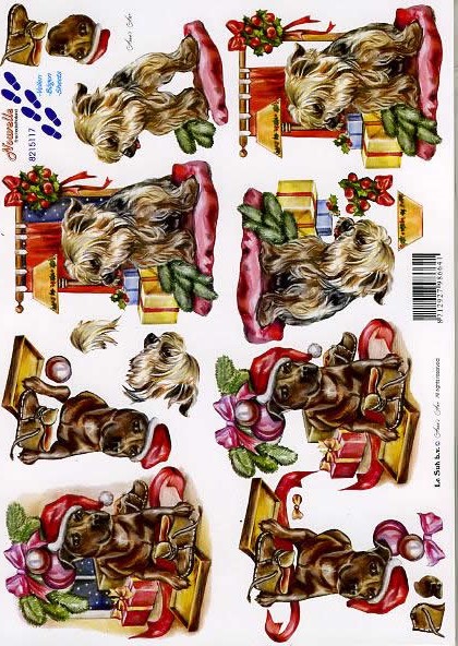 3D-Bogen LeSuh 8215117 Weihnachtshund