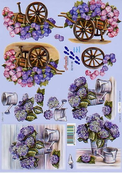3D-Bogen LeSuh 8215138 Hortensie