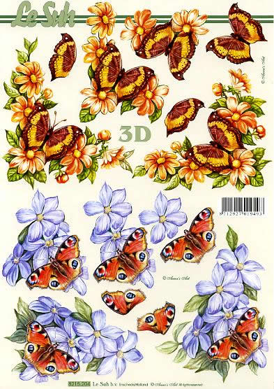 3D-Bogen Schmetterlinge