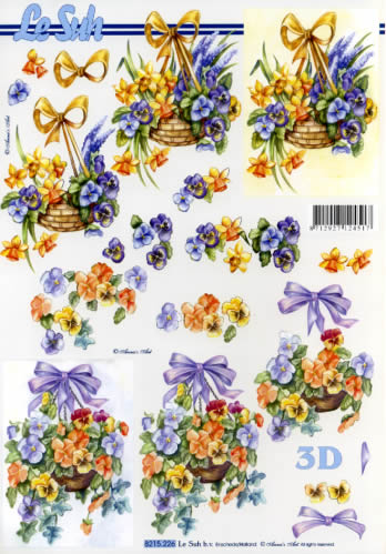 3D-Bogen LeSuh 8215226 Frhlingsblumen