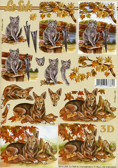 3D-Bogen LeSuh 8215265 Hund und Katze