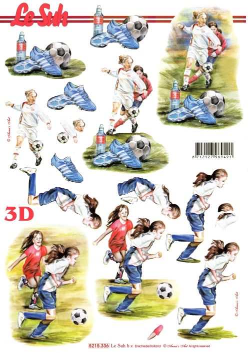 3D-Bogen LeSuh 8215336 Damenfuball