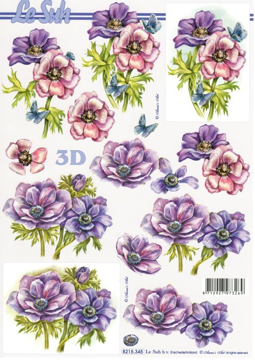 3D-Bogen LeSuh 8215345 Blumen