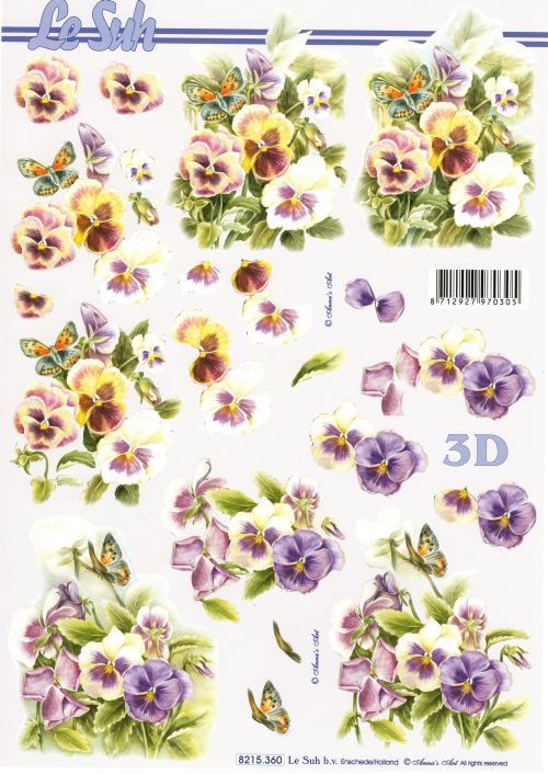 3D-Bogen LeSuh 8215360 Veilchen
