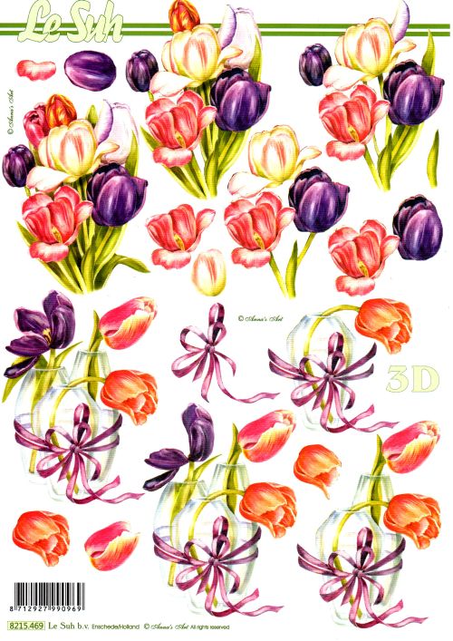 3D-Bogen LeSuh 8215469 Tulpen