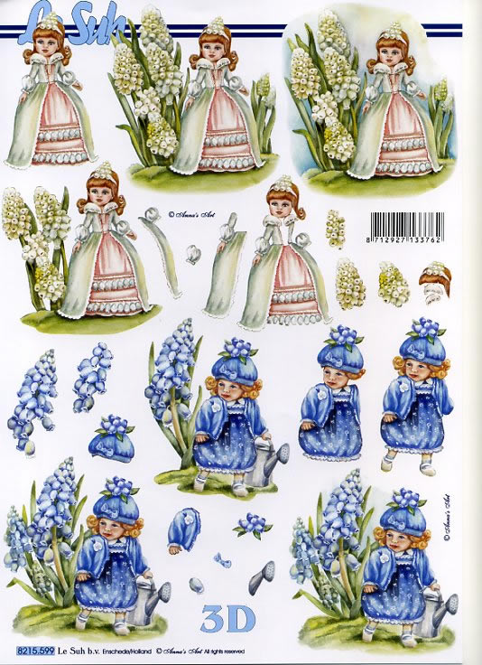 3D-Bogen LeSuh 8215599 Blumenkinder