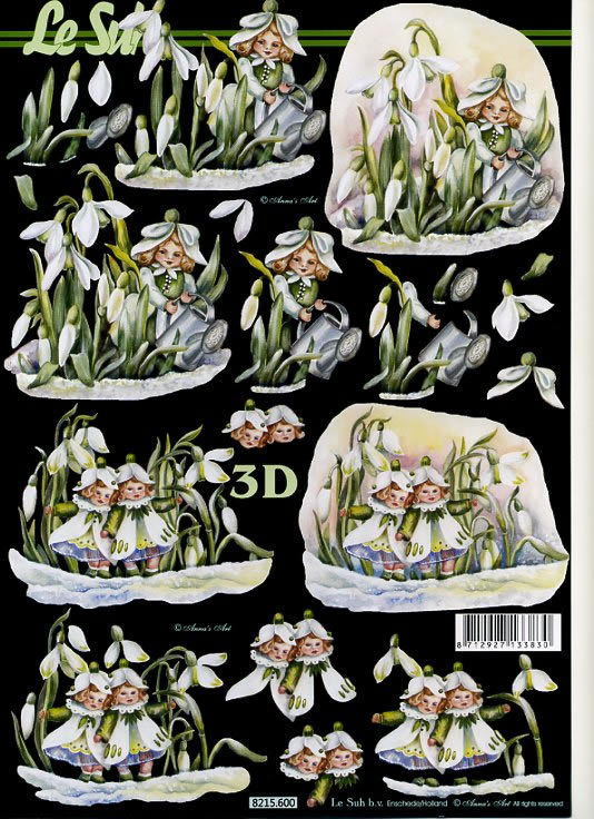 3D-Bogen LeSuh 8215600 Schneeglckchen
