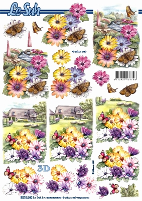 3D-Bogen LeSuh 8215640 Blumen