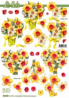 3D-Bogen LeSuh 8215643 Narzissenstrau