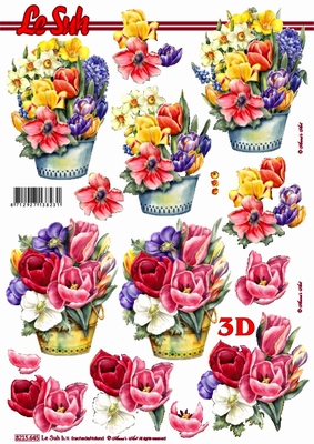 3D-Bogen LeSuh 8215645 Frhlingsblumen