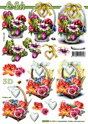 3D-Bogen LeSuh 8215691 Frhlingsblumen