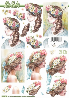 3D-Bogen LeSuh 8215716 Blumenmdchen