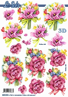 3D-Bogen LeSuh 8215765 Frhlingsblumen