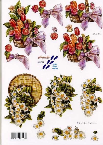 3D-Bogen LeSuh 821577 Blumenkorb