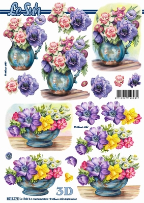 3D-Bogen LeSuh 8215771 Frhlingsblumen