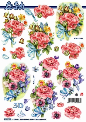 3D-Bogen LeSuh 8215778 Frhlingsblumen