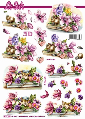3D-Bogen LeSuh 8215789 Frhlingsgesteck