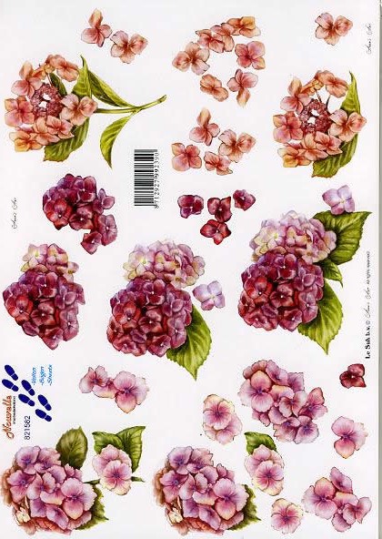 3D-Bogen LeSuh 821582 Hortensie