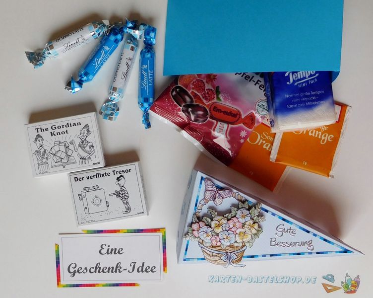 Geschenkschachtel Tortenstck Geschenkidee