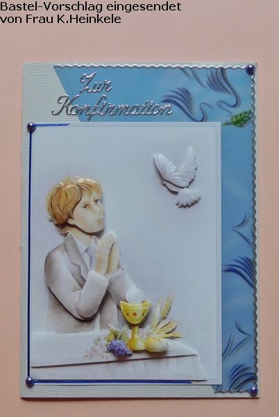 Basteltipp 3D-Karte Konfirmation Jungen