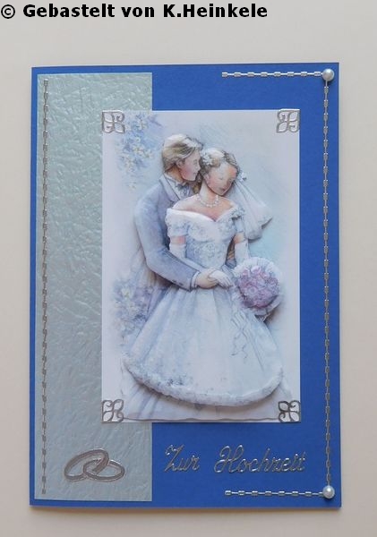 Basteltipp 3D-Karte Zur Hochzeit