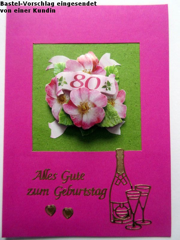 Basteltipp 3D-Karte Zum Geburtstag
