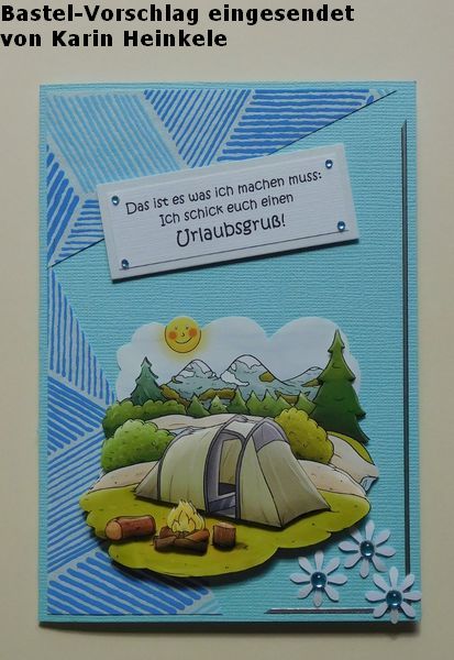 Basteltipp 3D-Karte Urlaub / Reise