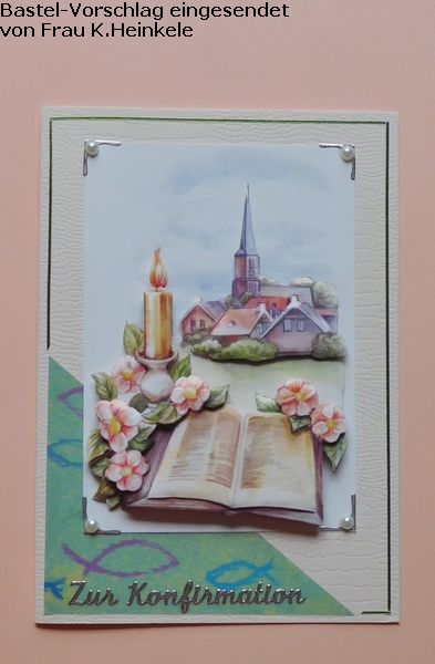 Basteltipp 3D-Karte Konfirmation Kirche