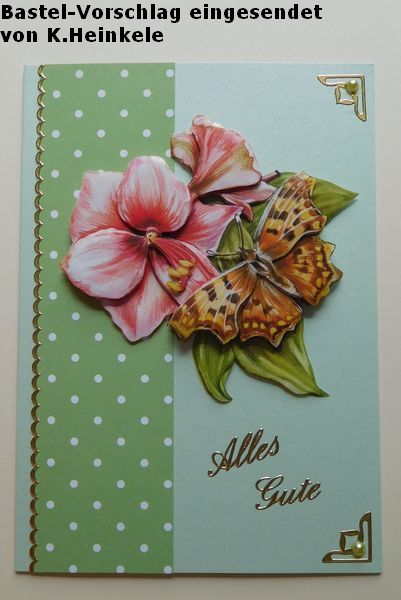 Basteltipp Alles Gute mit Schmetterling mit dem 3D-Bogen 8215193