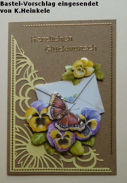 Basteltipp Herzlichen Glckwunsch mit Schmetterling mit dem 3D-Bogen 8215196