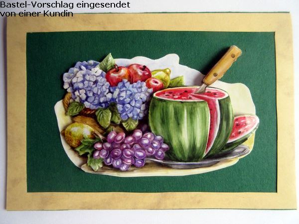 Basteltipp 3D-Karte Obst