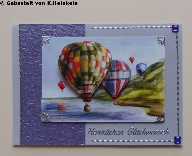 Basteltipp 3D-Karte Herzlichen Glckwunsch quer
