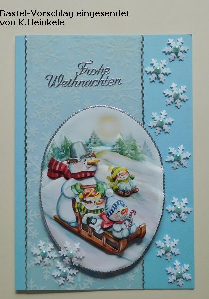 Basteltipp 3D-Karte Frohe Weihnachten