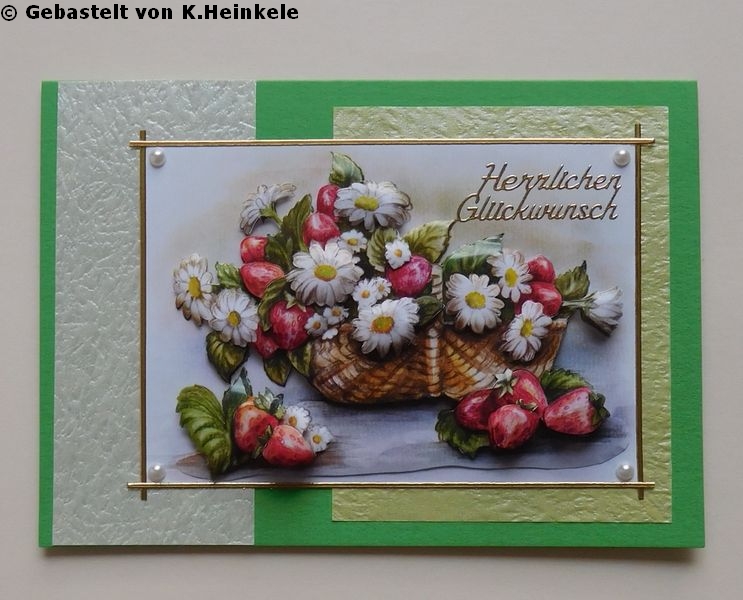 Basteltipp 3D-Karte Herzlichen Glckwunsch quer
