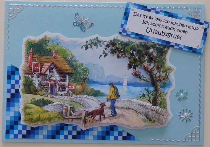 Bastelbeispiel Karo-Line 8