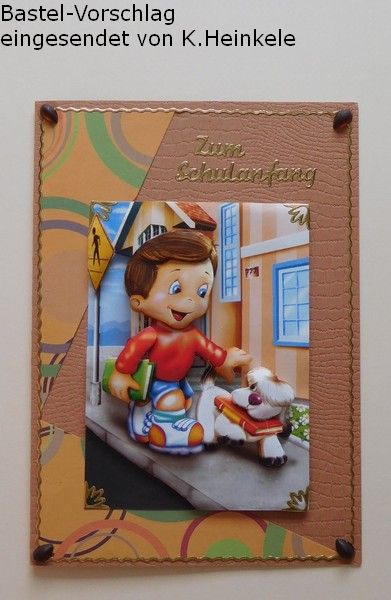 Basteltipp 3D-Karte Zum Schulanfang