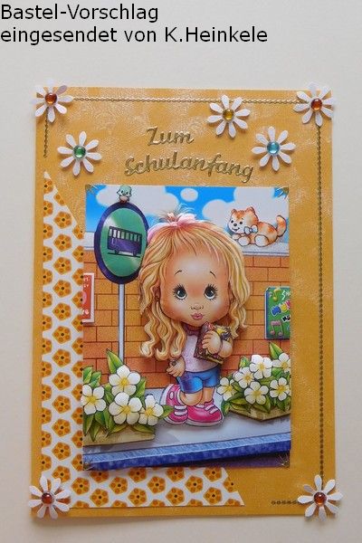 Basteltipp 3D-Karte Zum Schulanfang