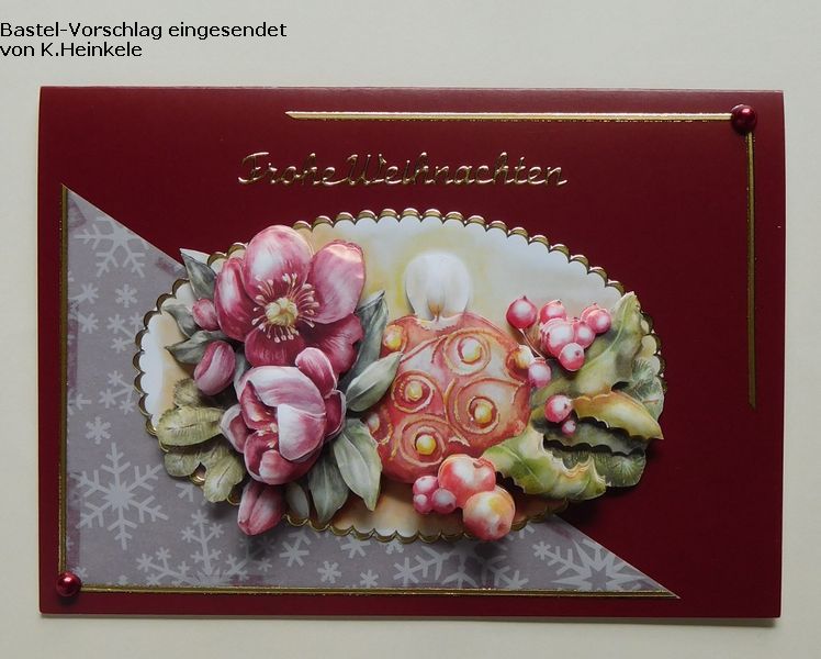 Basteltipp 3D-Karte Frohe Weihnachten