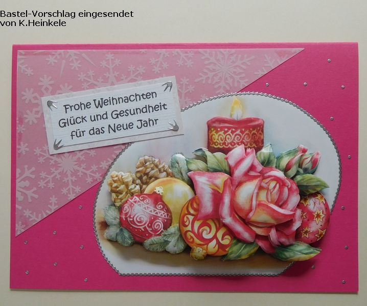 Basteltipp 3D-Karte Frohe Weihnachten und ein gesundes neues Jahr