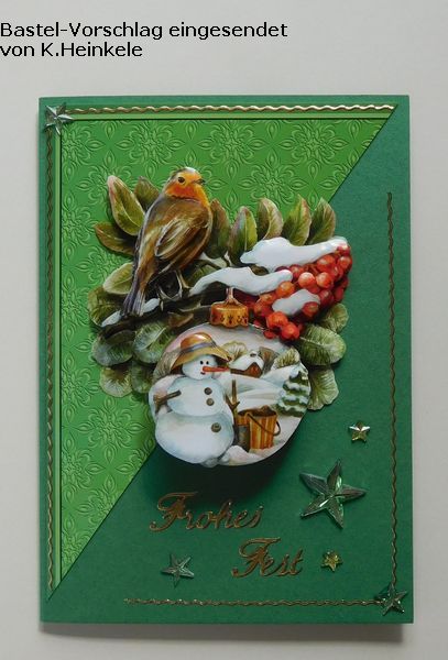 Basteltipp 3D-Karte Frohes Fest