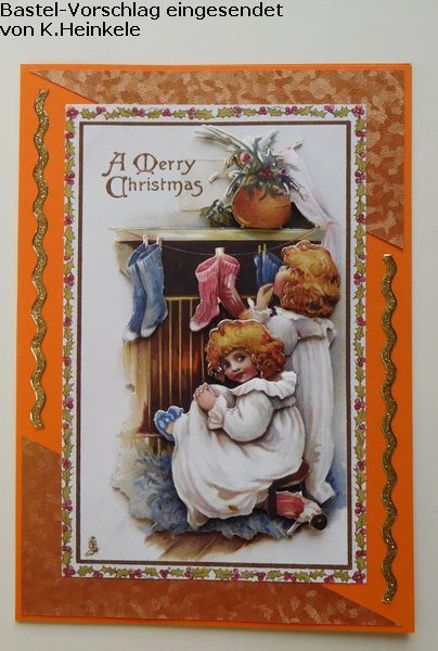 Basteltipp 3D-Karte A Merry Christmas