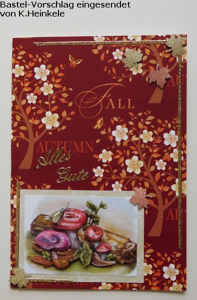 Basteltipp 3D-Karte Alles Gute mit herbstlichem Motiv